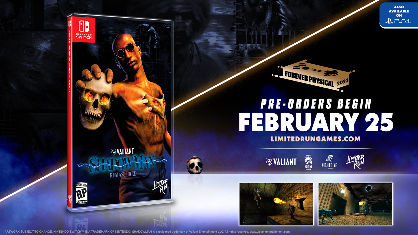 Shadow Man Remastered Classic Edition (Limited Run Games #142) - Nintendo Switch
