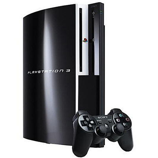 Sony PlayStation 3 PS3 Fat Phat Console Backwards Compatible - Black (USED)