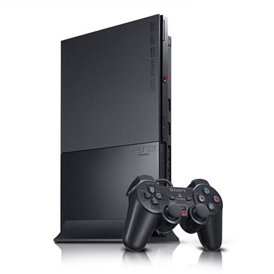 Sony PlayStation 2 Slim Console (Modded) - PS2 Black (USED)