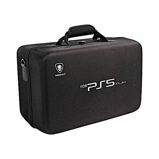 DeadSkull PS5 Slim Carrying Travel Case - Blue | Black