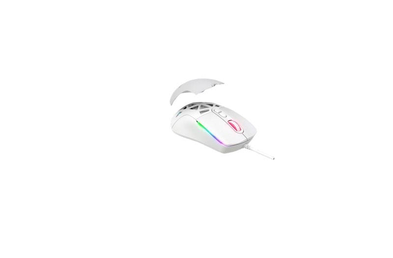 مجموعة لوحة المفاتيح والماوس الميكانيكية Blue Tech KB418 بإضاءة خلفية RGB - مفتاح أحمر
