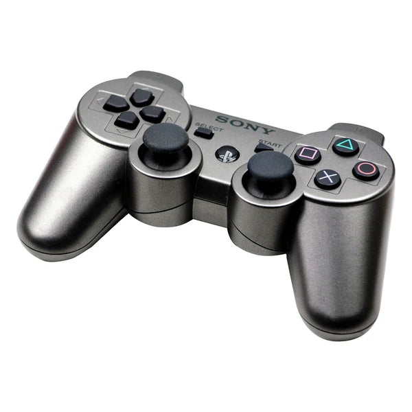 Genuine OEM Sony PlayStation 3 PS3 DualShock 3 Controller - Metallic Grey (USED)