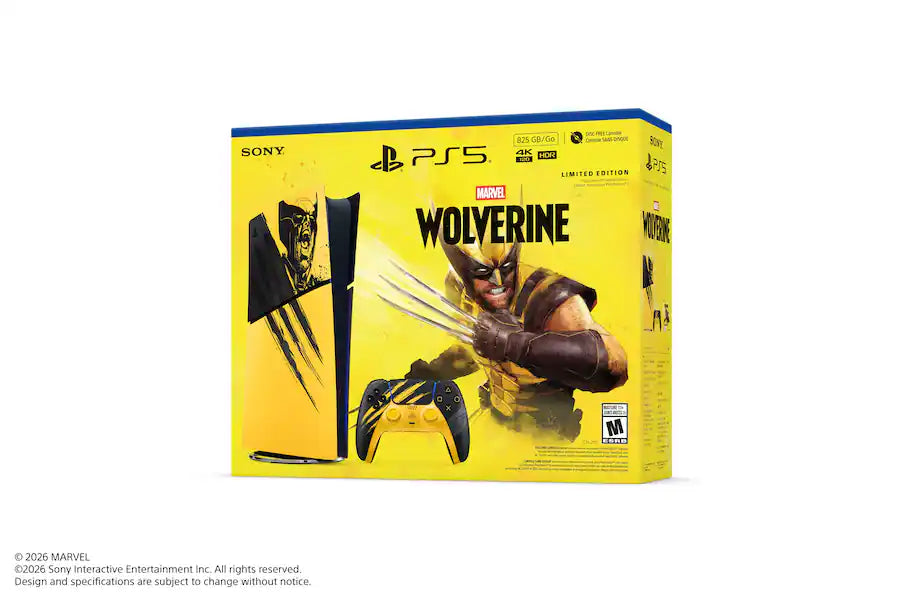 PlayStation 5 Digital Edition – Marvel’s Wolverine Battle Limited Edition Bundle – 825GB