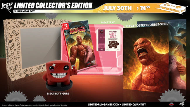 Super Meat Boy Collector's Edition (Limited Run Games #28) - Nintendo Switch