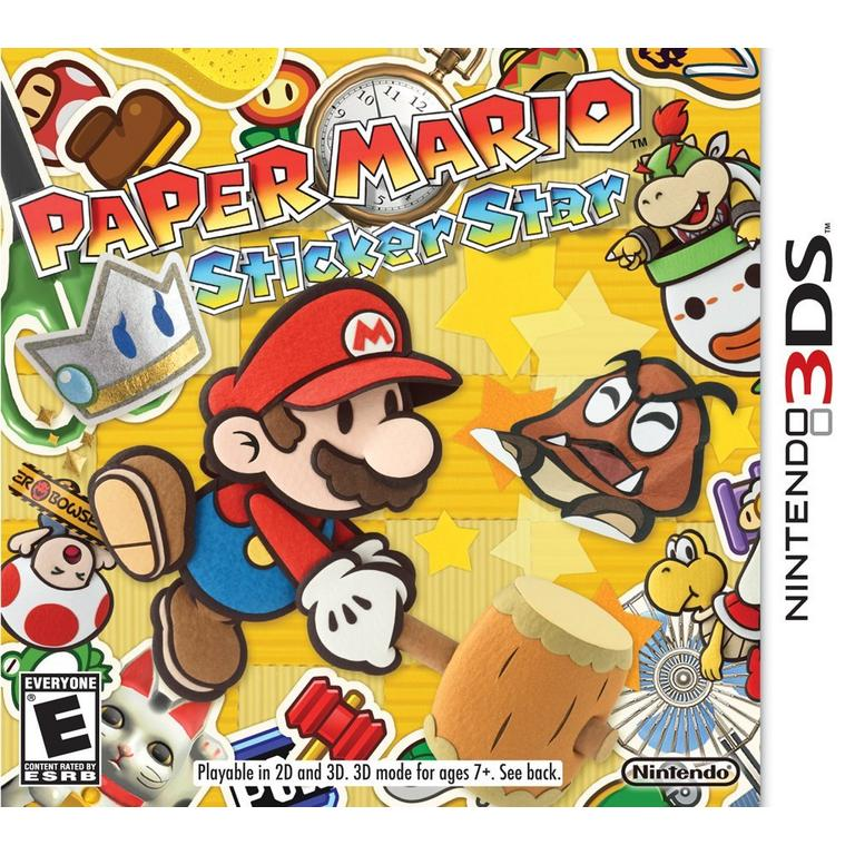 Paper Mario Sticker Star - Nintendo 3DS (NTSC) - (USED)
