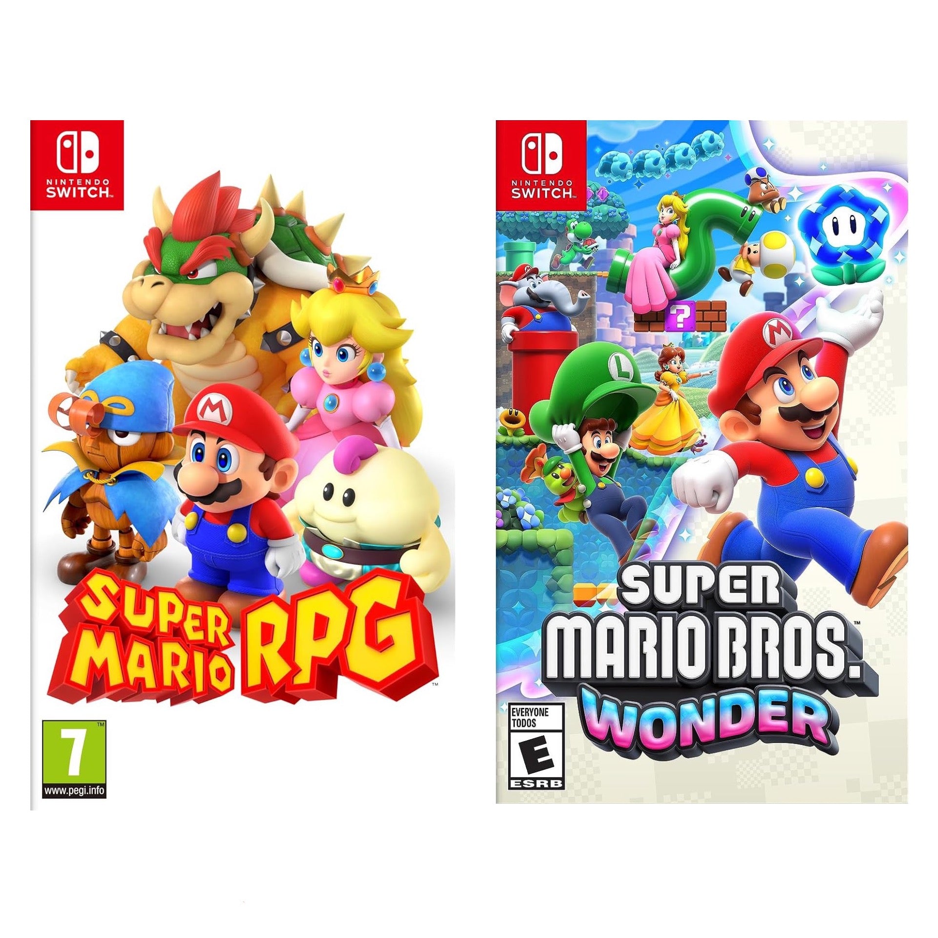 Super Mario Bros Wonder + Super Mario RPG Bundle 2 Game Pack – Game Bros LB