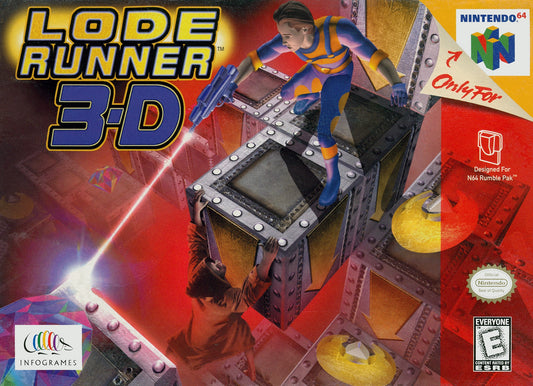 Lode Runner 3D - Nintendo 64 (N64) NTSC - (CIB)