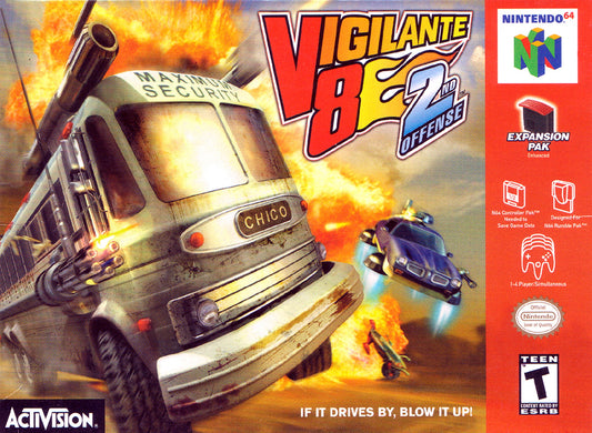 Vigilante 8 2nd Offensive - Nintendo 64 (N64) NTSC - (CIB)