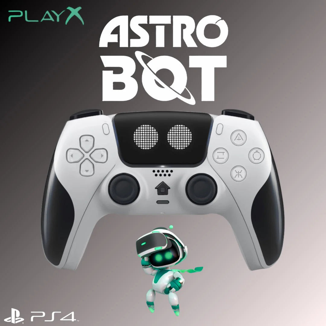 PlayX Wireless Astro Bot Inspired Controller For PS4 - Blue | Red | Black | Green | Yellow