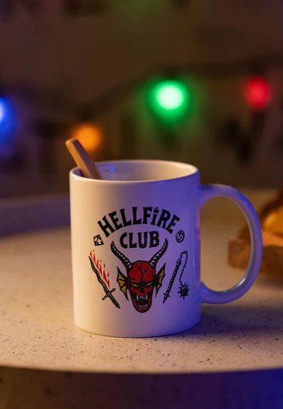 Erik Stranger Things - Hellfire Club White Mug