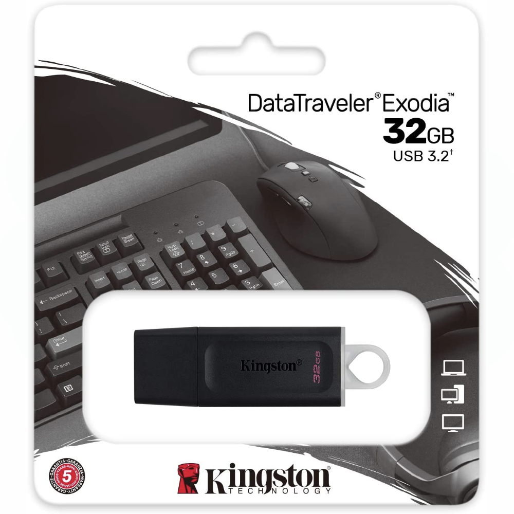Kingston DataTraveler Exodia 32GB USB 3.2 Flash Drive