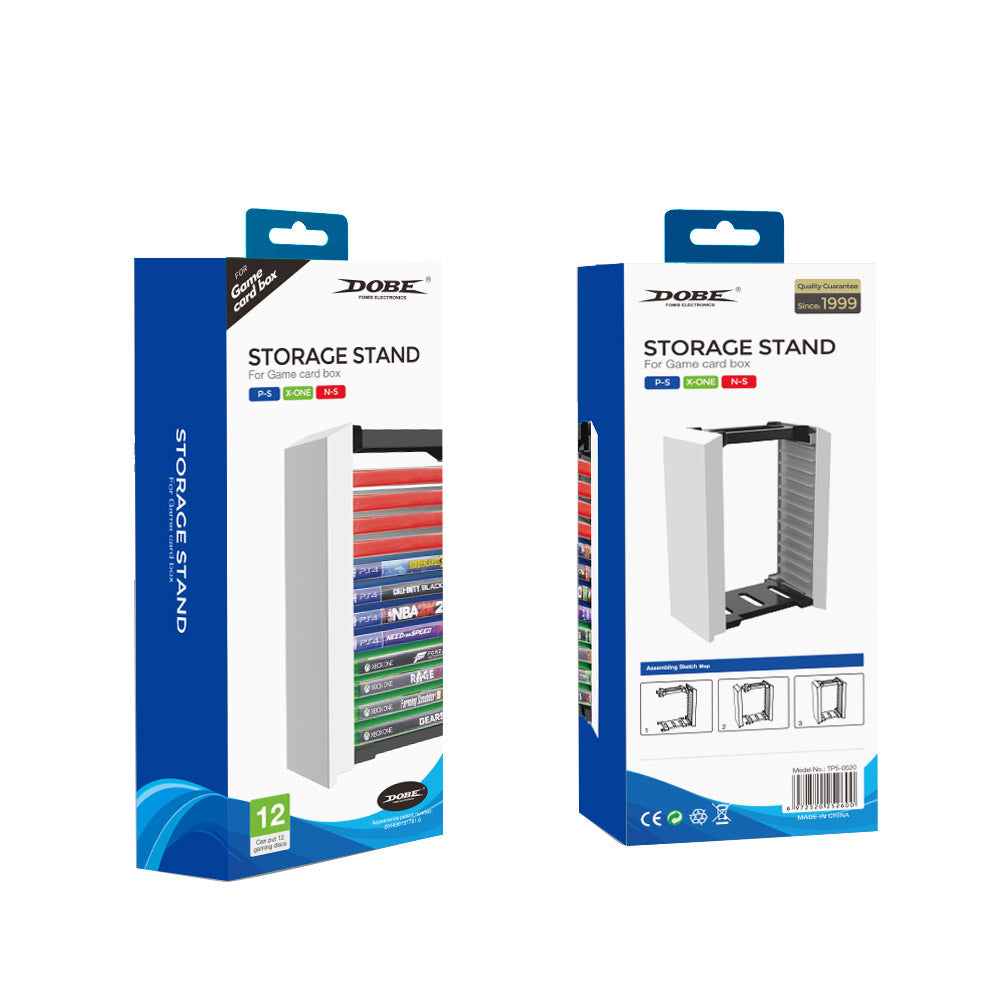 Dobe Game Storage Stand For (12 Physical Gaming Discs) PS4 | PS5 | Xbox | Nintendo Switch