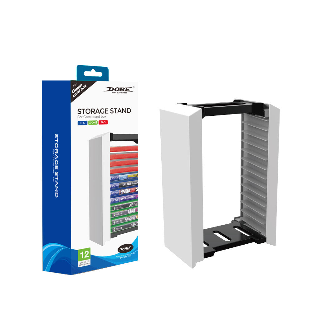 Dobe Game Storage Stand For (12 Physical Gaming Discs) PS4 | PS5 | Xbox | Nintendo Switch
