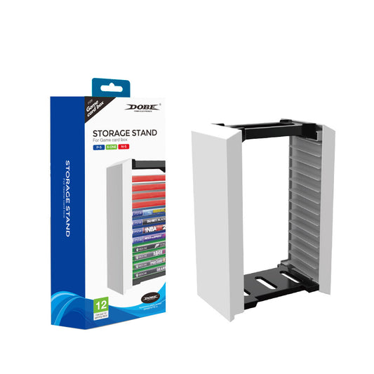 Dobe Game Storage Stand For (12  Physical Gaming Discs) PS4 | PS5 | Xbox | Nintendo Switch