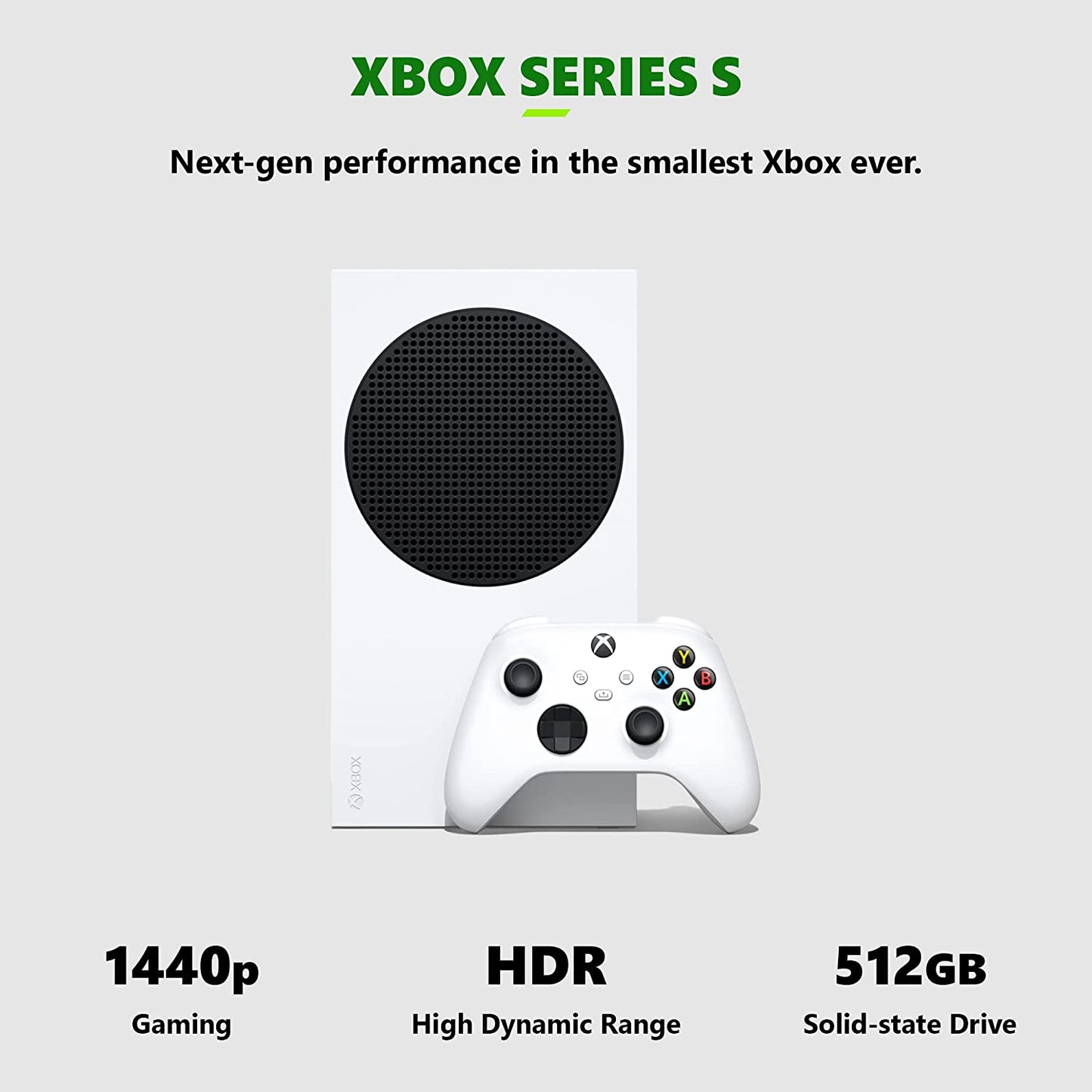 Xbox Series S 512GB SSD All Digital - White