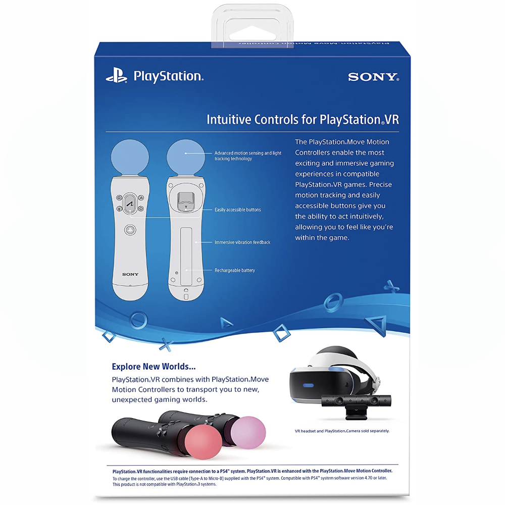 PlayStation Move Motion Controllers - Two Pack