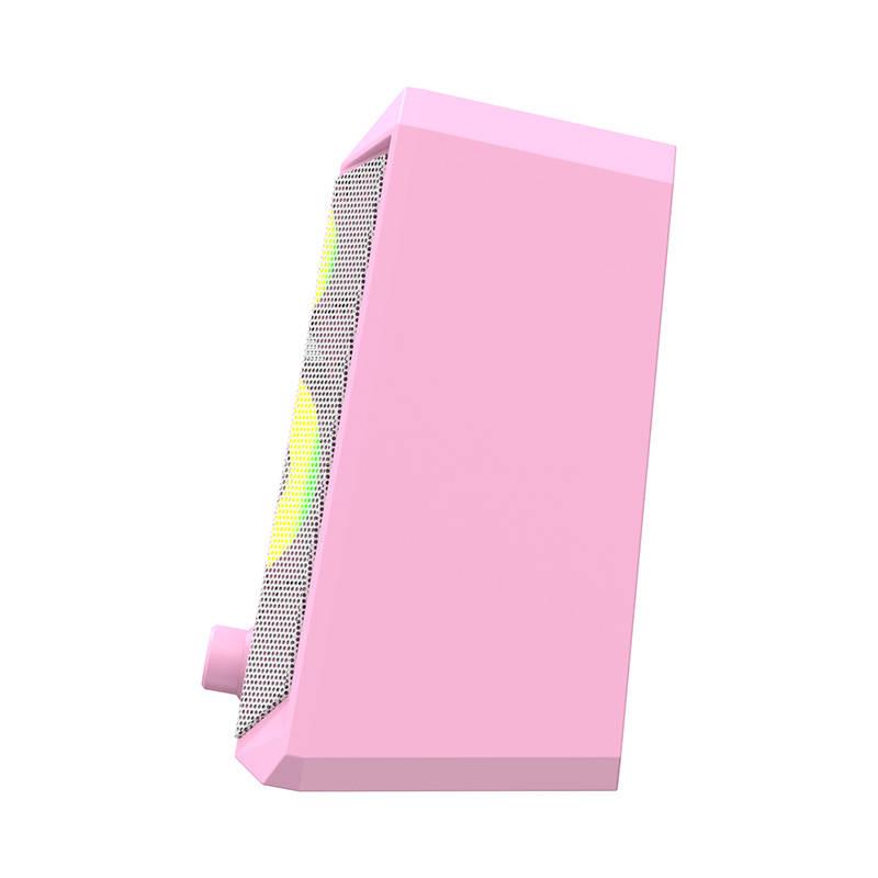 Havit SK202 Computer Speakers 2.0 RGB - Pink