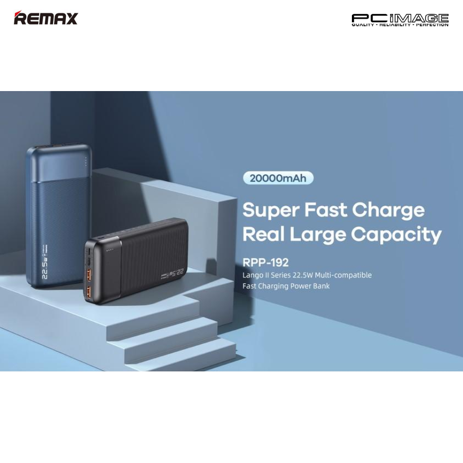 Remax RPP-192 20000mAh Lango Series Power Bank Fast Charge