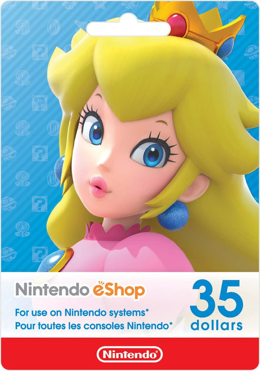 نينتندو - بطاقة هدايا eShop بقيمة 35 دولارًا أمريكيًا