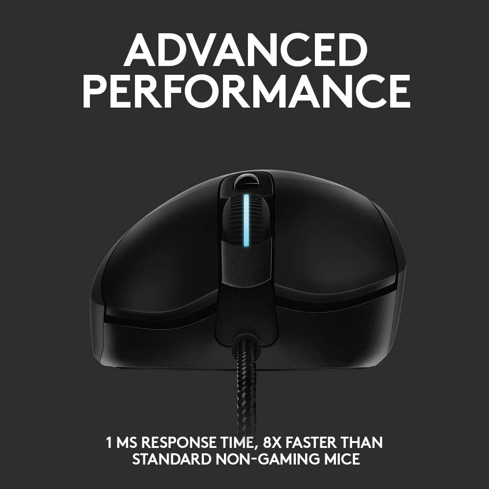 Logitech G403 Hero 25K Gaming Mouse, Lightsync RGB