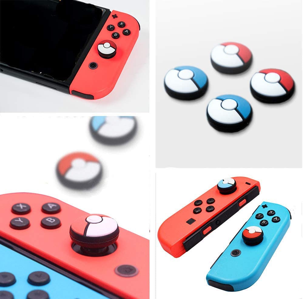 Silicone Thumb Grip For Nintendo Switch Joycons Mario | Zelda | Pokemon | Animal Crossing