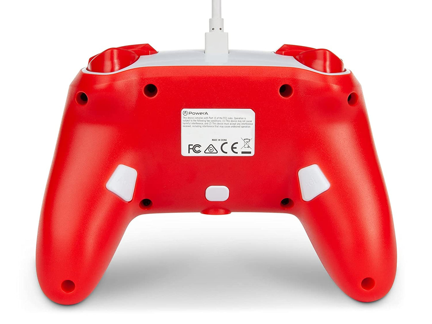 PowerA Enhanced Wired Controller for Nintendo Switch - Mario Red/White