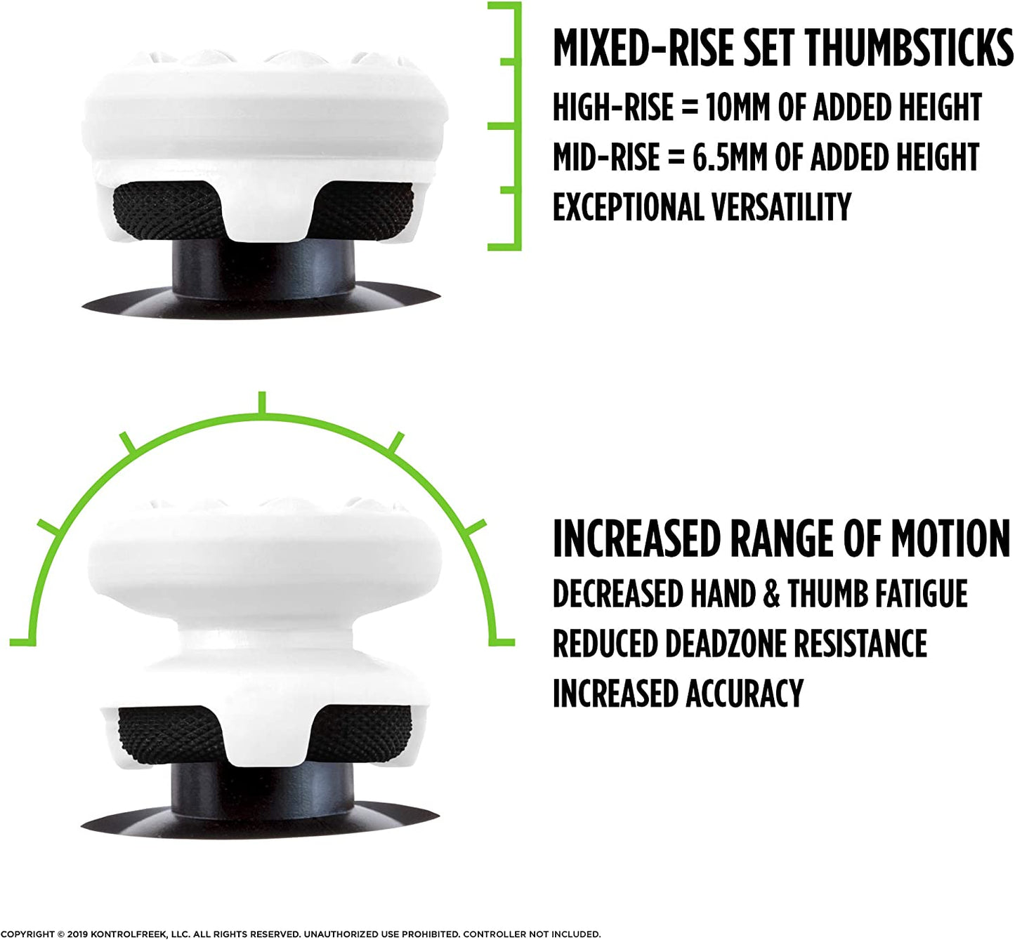 KontrolFreek Freek Galaxy White for PlayStation 4 | PlayStation 5