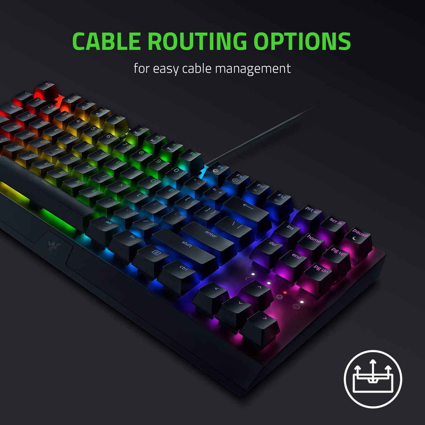 لوحة مفاتيح الألعاب الميكانيكية Razer BlackWidow V3 Tenkeyless TKL
