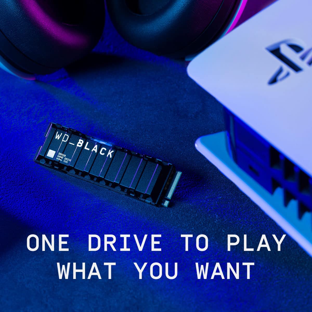 WD BLACK SN850X NVMe Internal Gaming SSD With Heatsink - Gen4 PCIe, M.2 2280, 3D NAND, Up to 7,300 MB/s - PS5 | PC