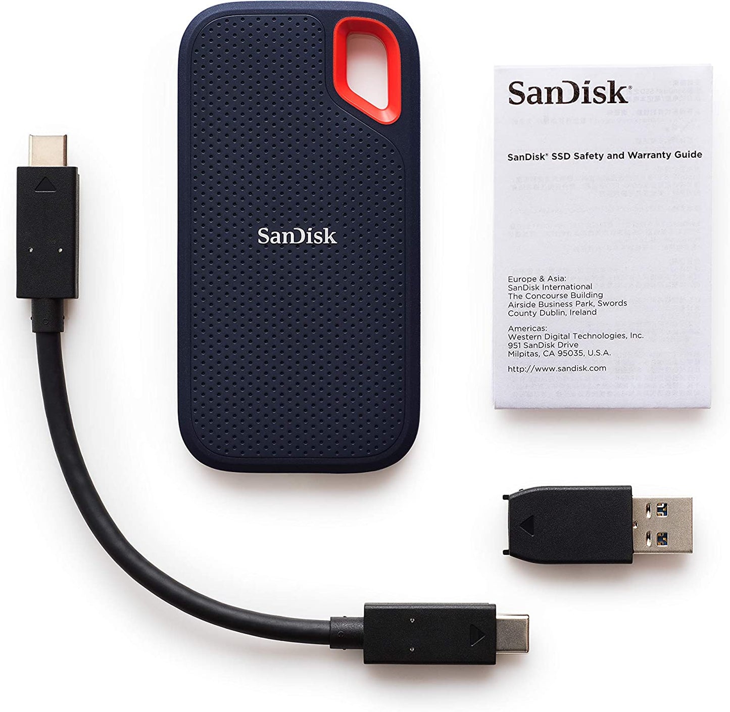 SanDisk 1TB | 2TB Extreme Portable SSD - Up to 1050MB/s - USB-C, USB 3.2 Gen 2 - PC | Mac