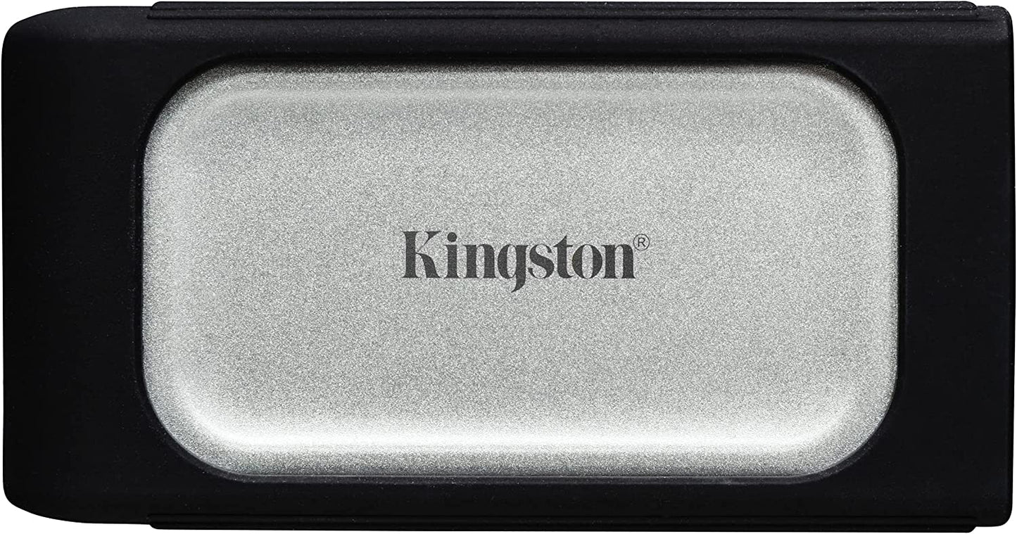 قرص SSD محمول عالي الأداء من Kingston XS2000 مزود بمنفذ USB-C - سعة 500 جيجابايت | 1 تيرابايت | 2 تيرابايت