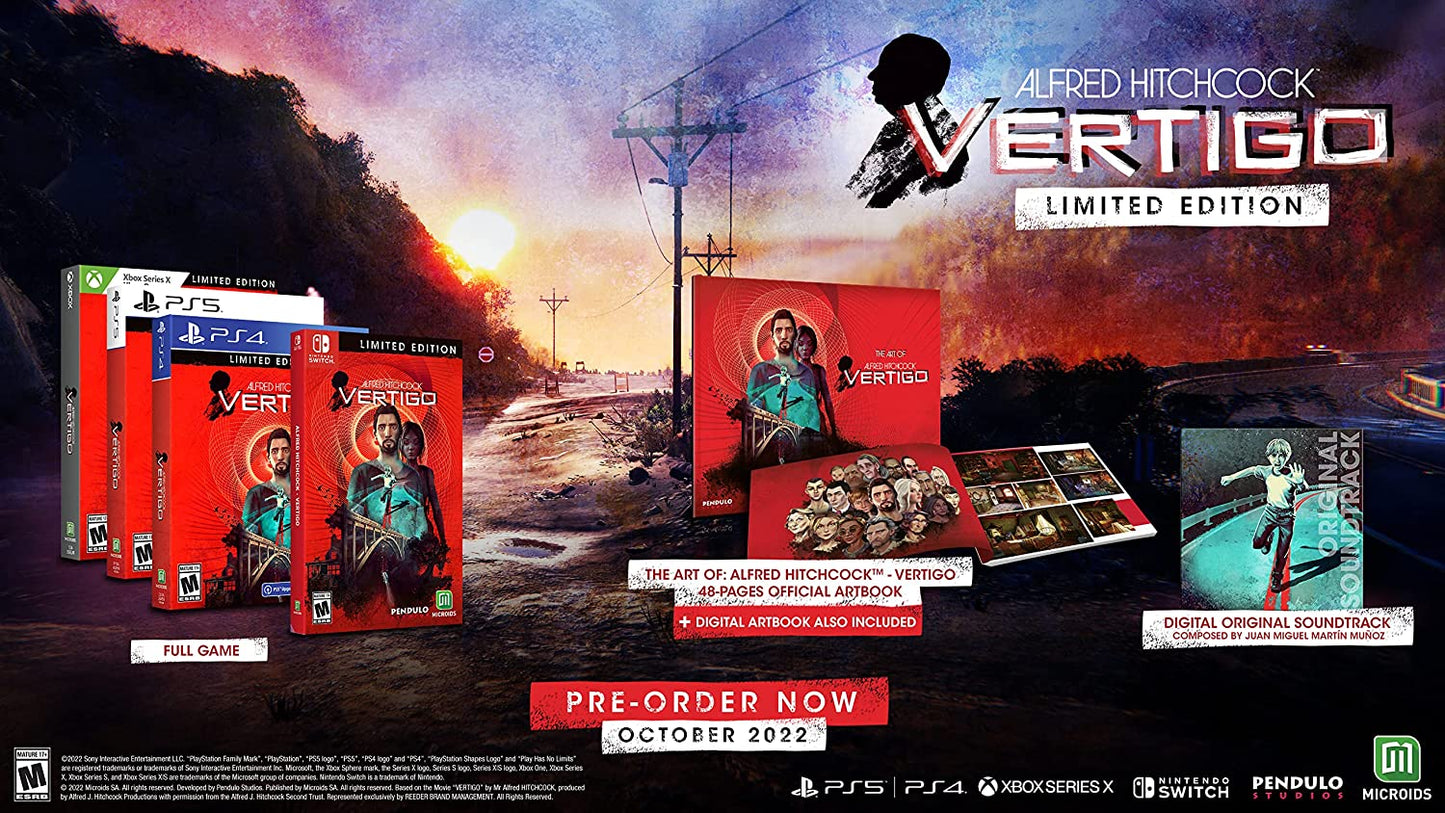 Alfred Hitchcock - Vertigo - Limited Edition - Nintendo Switch