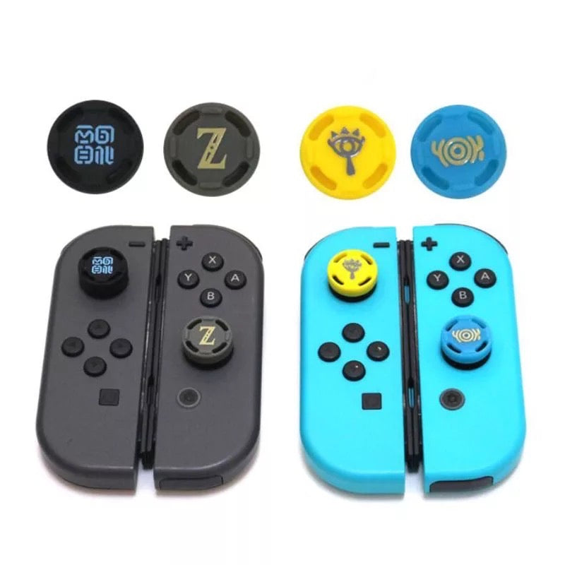 Silicone Thumb Grip For Nintendo Switch Joycons Mario | Zelda | Pokemon | Animal Crossing