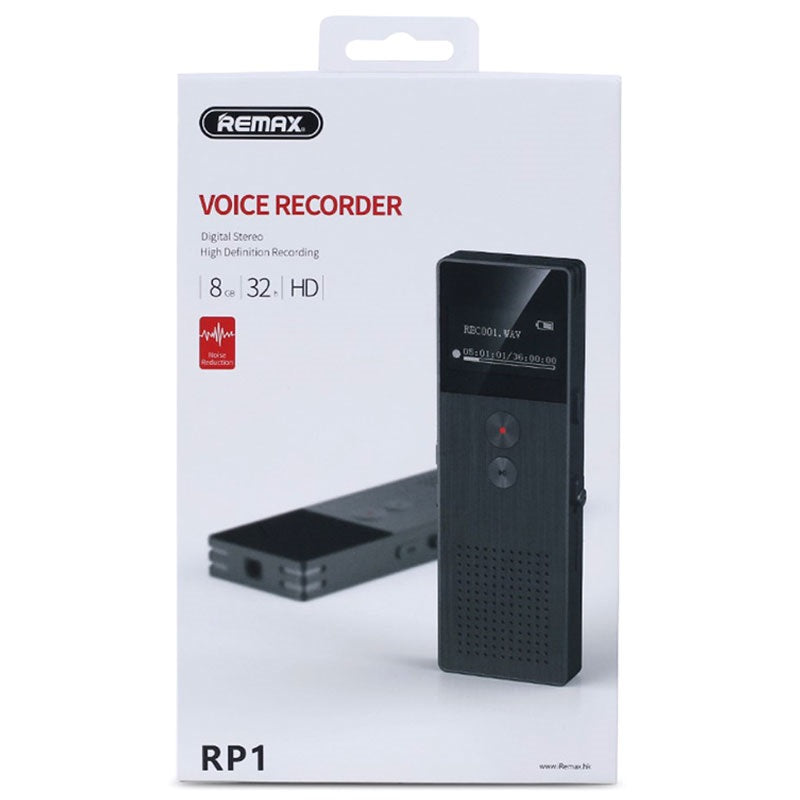 Remax RP1 OLED Digital Voice Recorder - 8GB