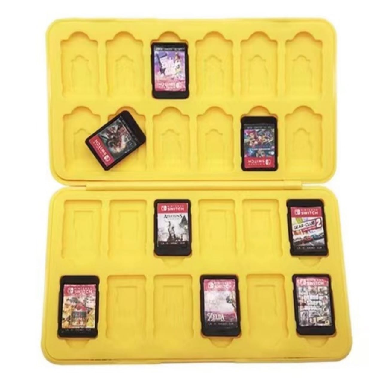 3D Game Card Case 24-Slot Game/Micro SD Holder For Nintendo Switch / 2 Games - 9 Models