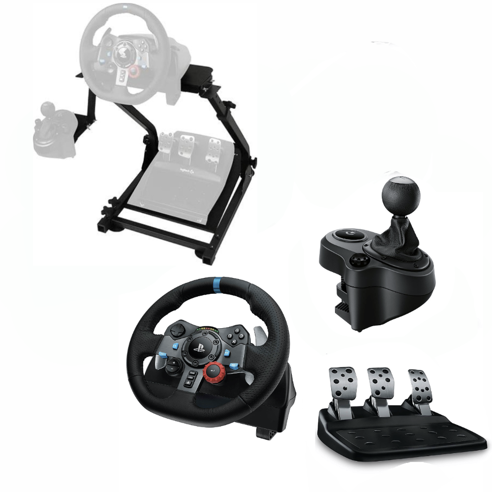 Logitech G29 Driving Force Race Steering Wheel with Shifter Gear and D –  Game Bros LB