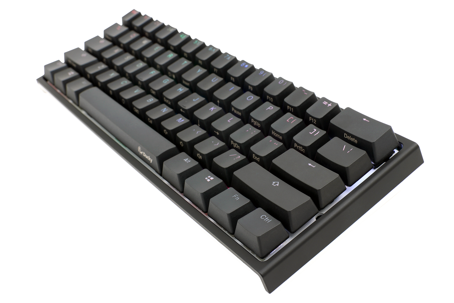 لوحة مفاتيح ميكانيكية Ducky One 2 Mini v2 RGB LED 60% - أسود