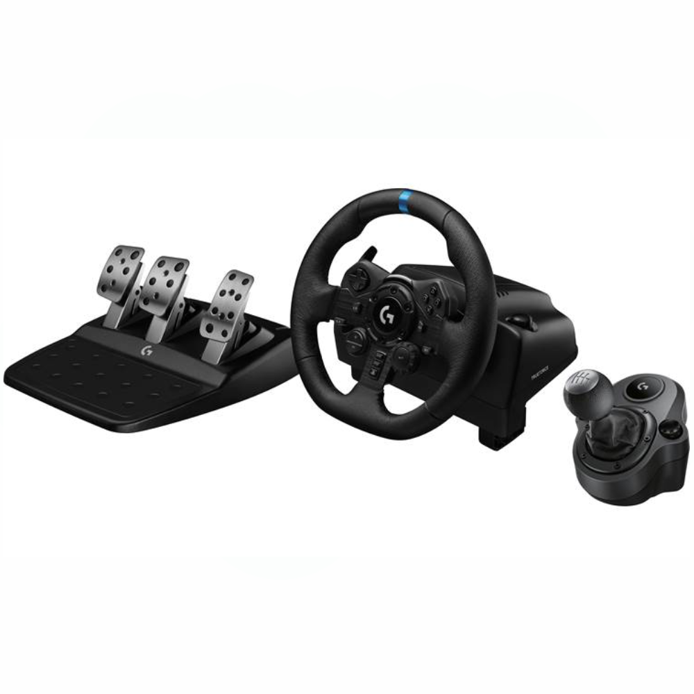 Logitech G923 with Drive Force Shifter Bundle - PS4, PS5