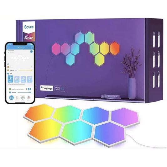 ألواح إضاءة سداسية Govee Glide - عبوة من 10 قطع