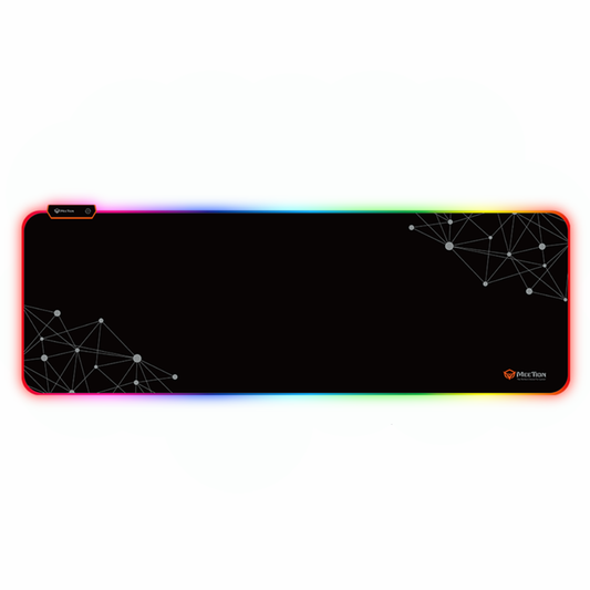 لوحة مفاتيح وفأرة كبيرة للألعاب من Meetion RGB PD121 - أسود