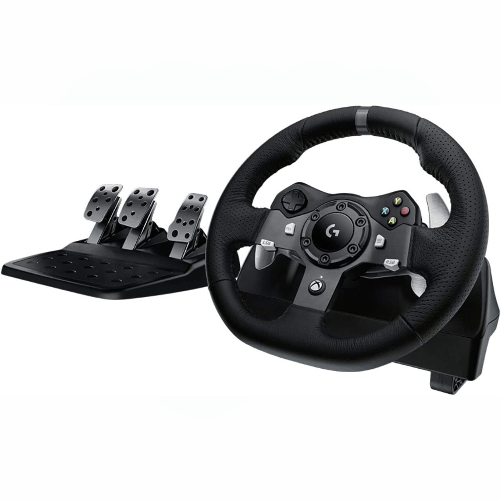 عجلة قيادة Logitech G920 Driving Force - Xbox X|S وXbox One والكمبيوتر الشخصي