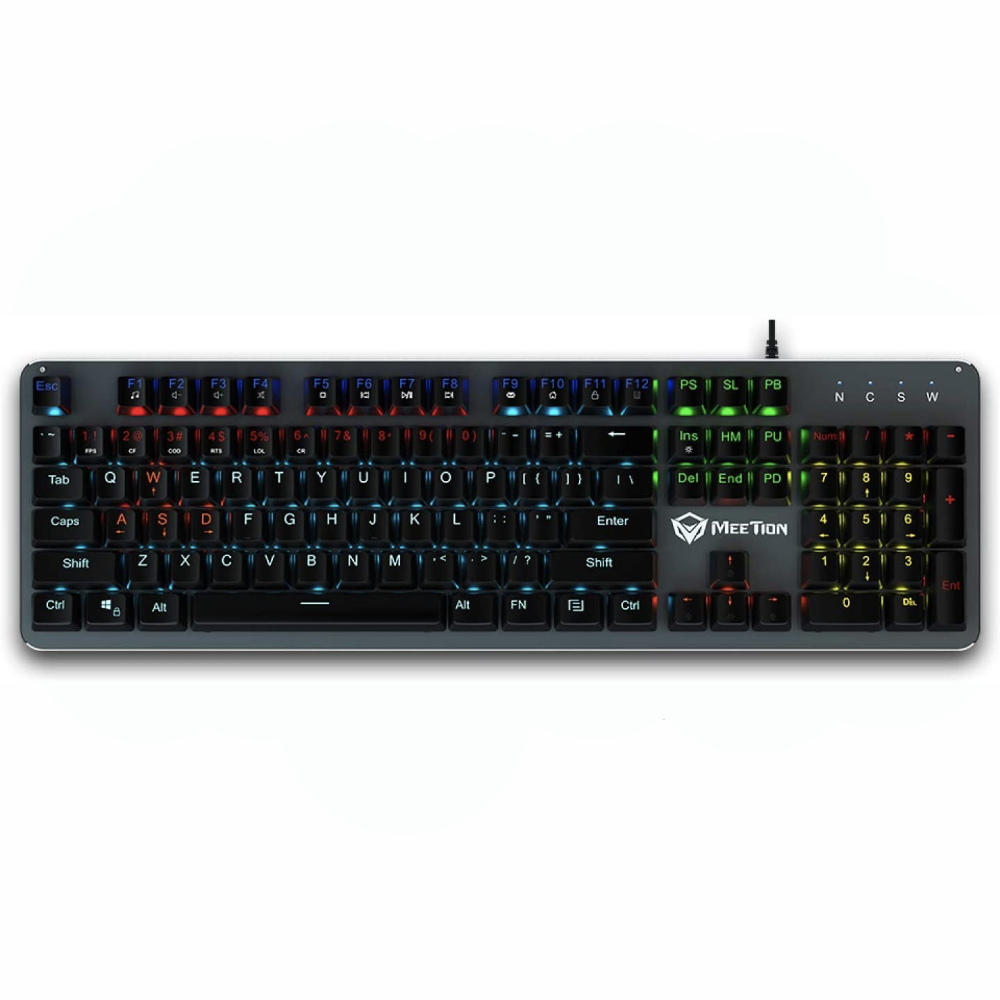 Meetion MK007 LED Mechanical Gaming Keyboard with Metallic Surface