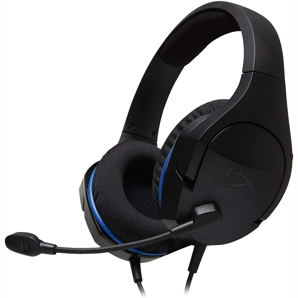 سماعة رأس HyperX Cloud Stinger Core للألعاب، مرخصة لجهاز PS4 | PS5 - لون أسود