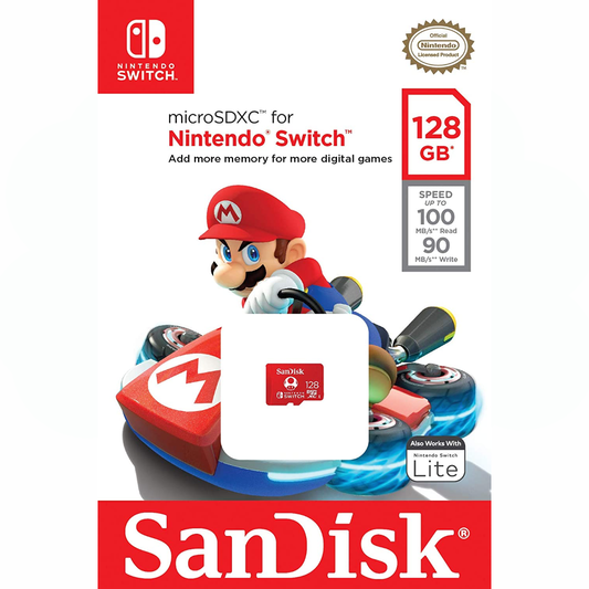 SanDisk 128GB microSDXC-Card, Licensed for Nintendo Switch