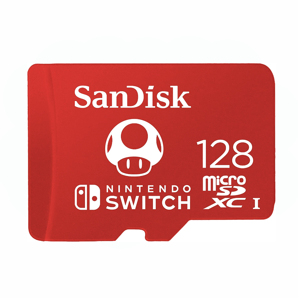 SanDisk 128GB microSDXC-Card, Licensed for Nintendo-Switch - SDSQXAO-128G-GNCZN