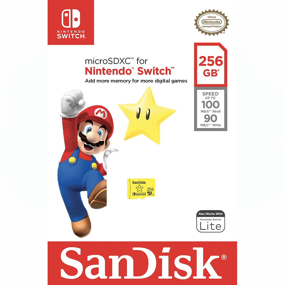  SanDisk 512GB microSDXC-Card, Licensed for Nintendo