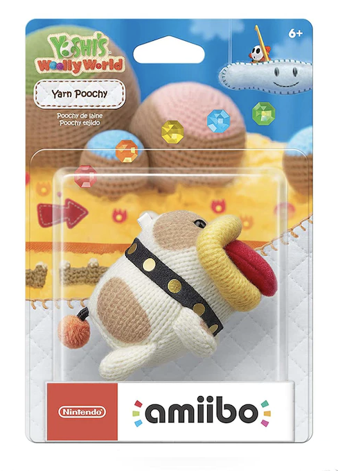 Yarn Poochy amiibo - (Poochy & Yoshi's Woolly World Series)