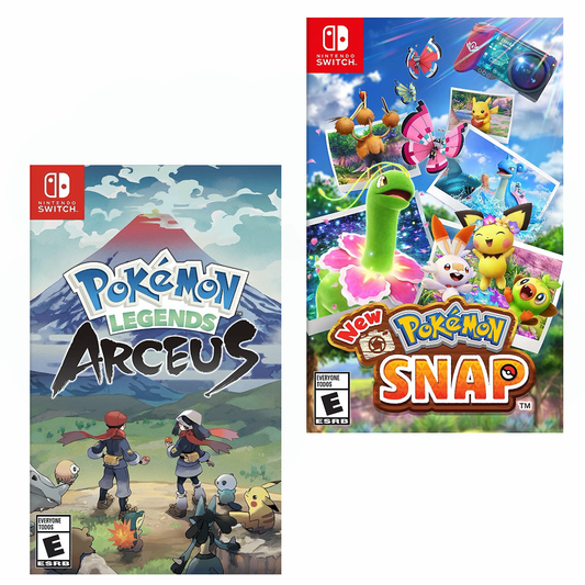 Pokémon Legends: Arceus and Pokemon Snap 2 Game Pack  - Nintendo Switch