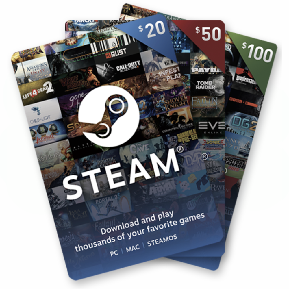 Steam Digital Gift Cards
