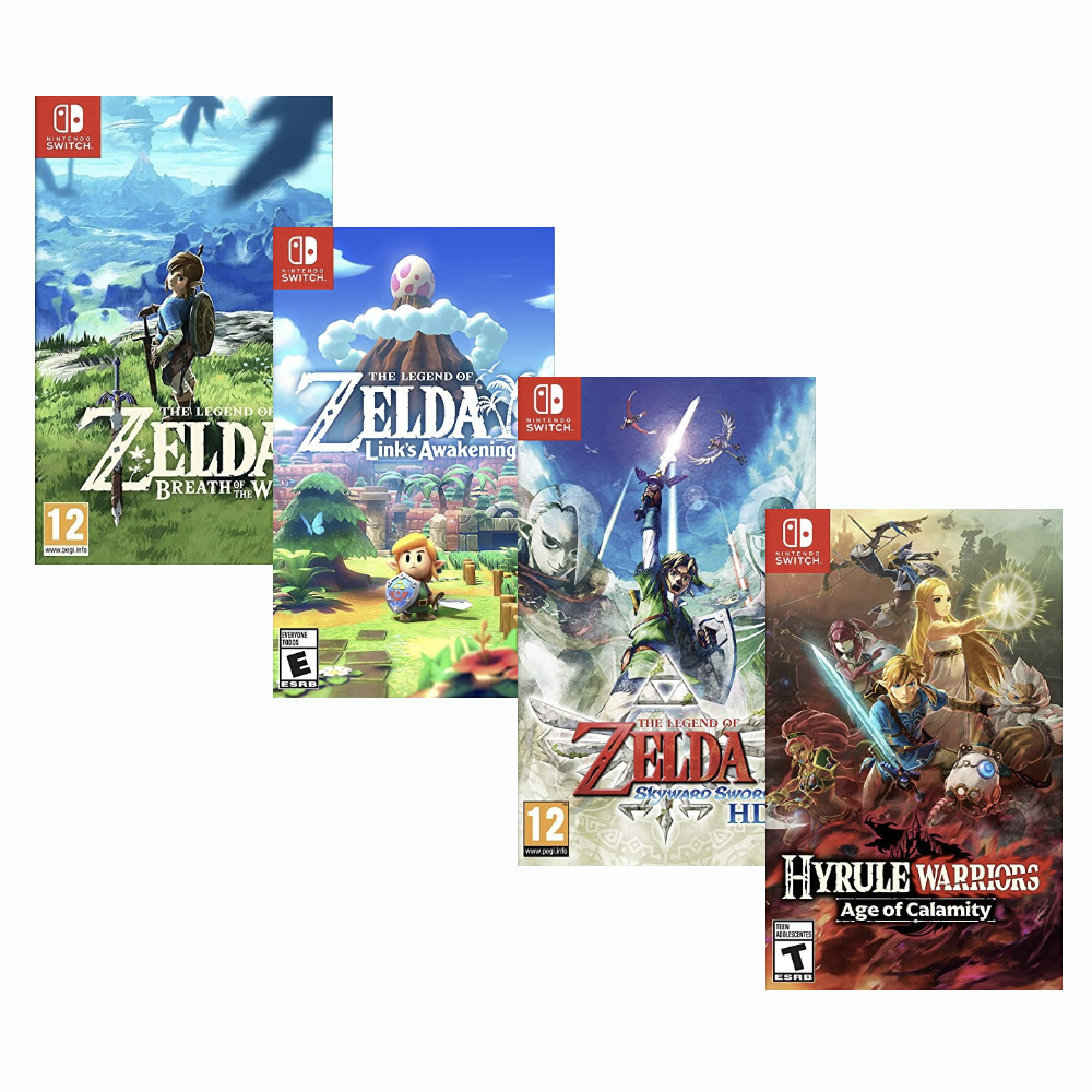 The Legend of Zelda 4 Games Pack Ultra Bundle - Nintendo Switch